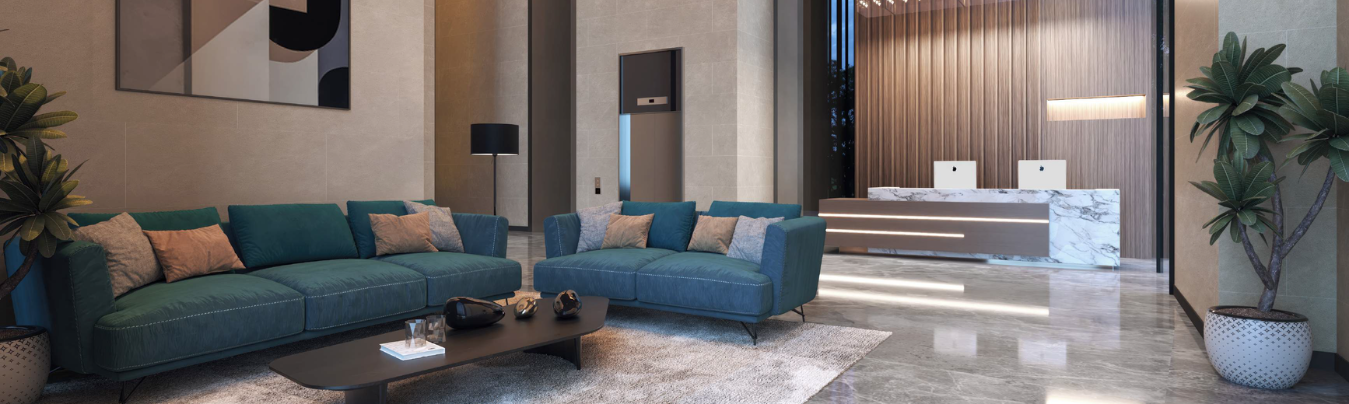 Triple Height Entrance Lobby